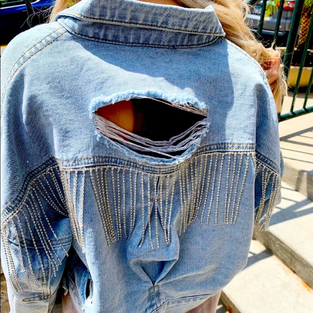 Black label Jean jacket